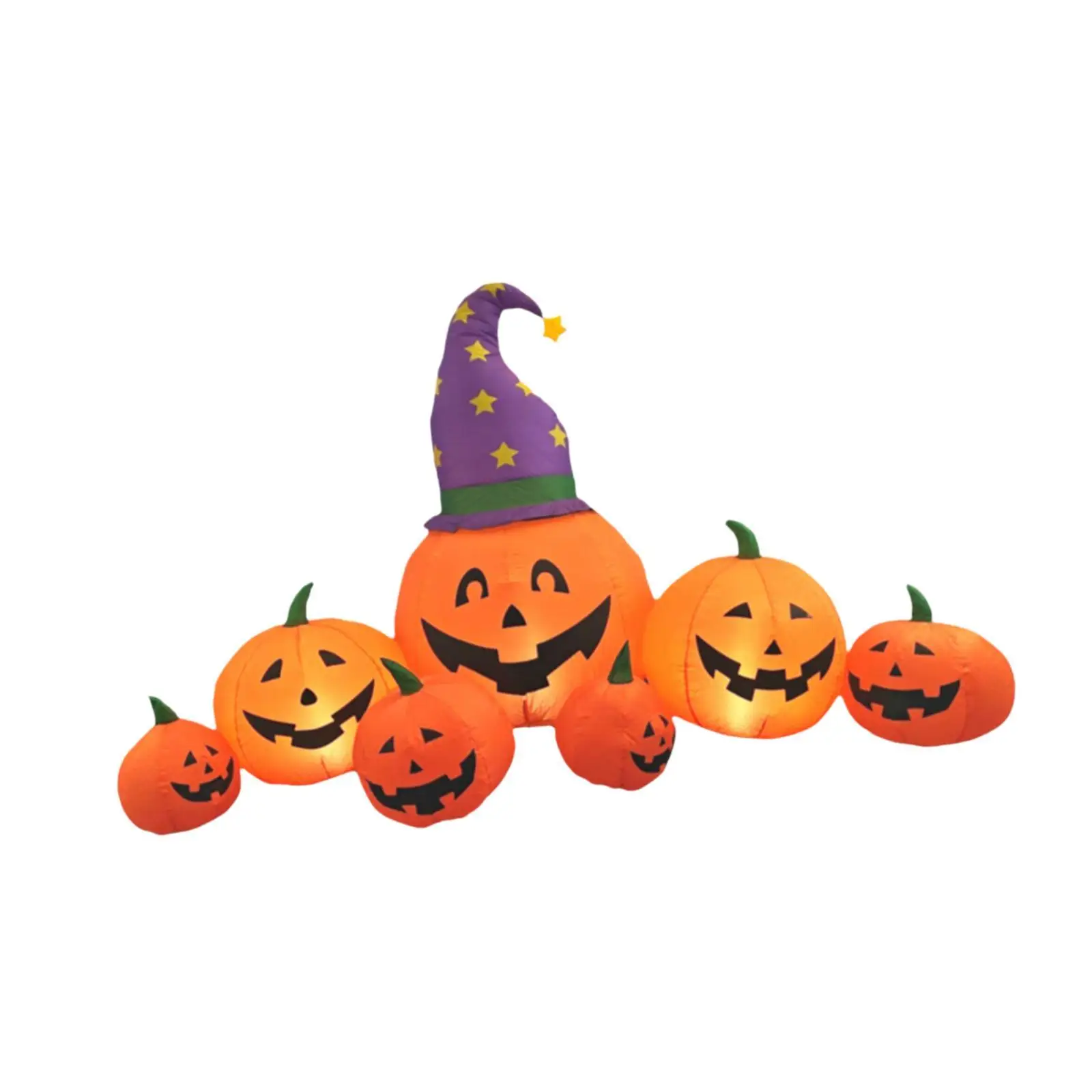 Halloween Inflatable Pumpkin Decoration 245cm Yard Decor for Halloween Party