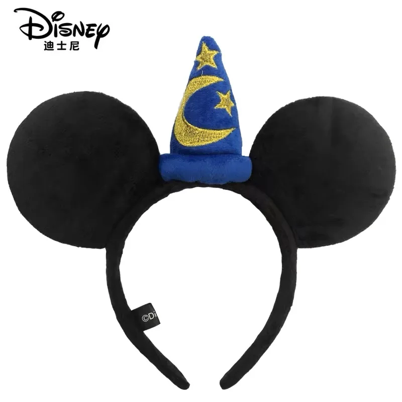 Disney Headband Genuine Mickey Minnie Headpiece Big Bow Children'S Disney Headband Women S Version Lovely Headwear Birthday Gift