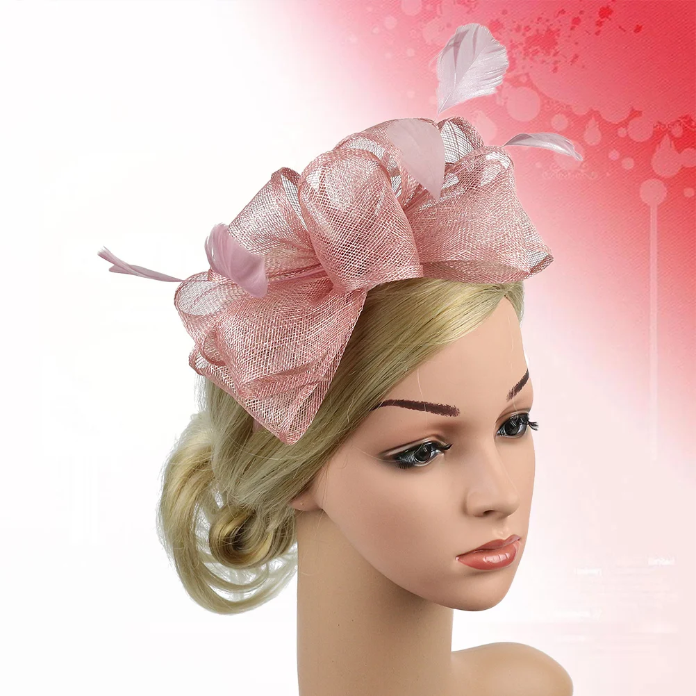 

Gauze Headband Pink Elegant Lightweight Soft Hair Hoop for Women Party Photo Props Hair Accessories Women Headband