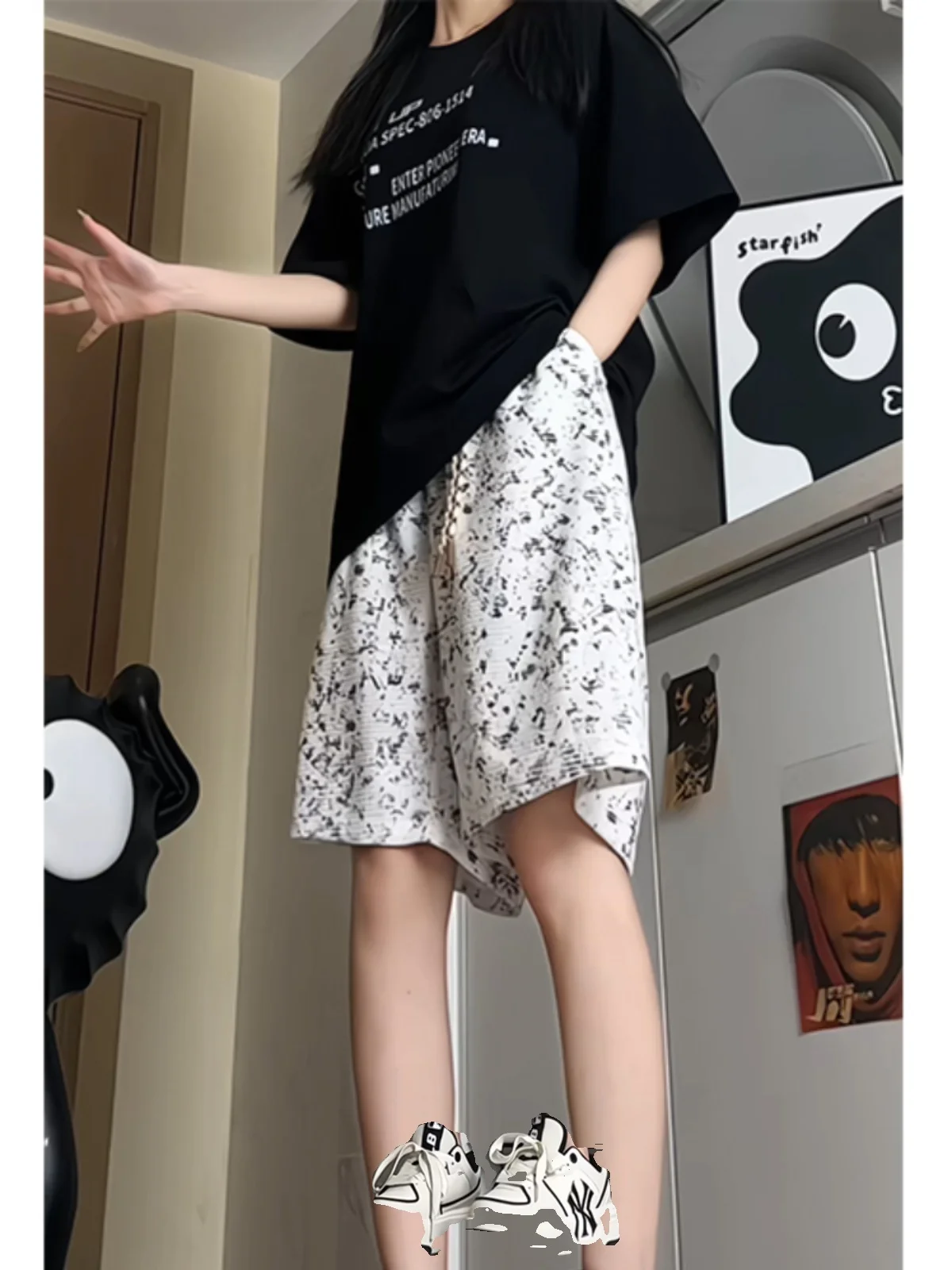 

Cleanfit Men's Qui Dry Dyed orts Summer Thin American Sport Pants Trendy Brand Haome over Knee Five Parts Pants