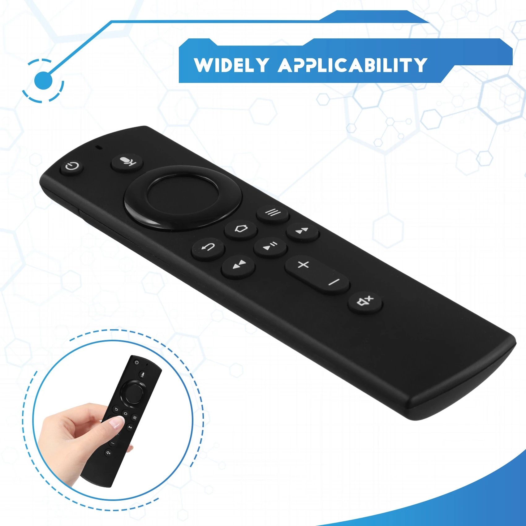 A31T Universal Voice Remote Control Compatible with Amazon Fire TV Stick 4K for Cube Replacement L5B83H
