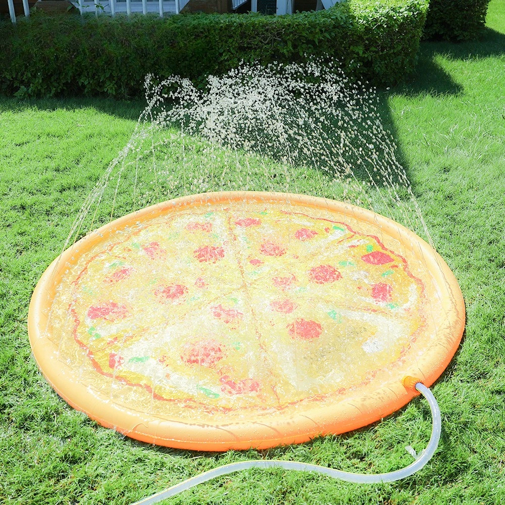 

Посыпанный игровой коврик, утолщенный детский водный коврик из ПВХ, прочная нескользящая игрушка-сплеск, летний уличный забавный воздушный коврик для игры в виде брызг