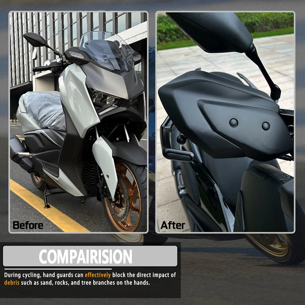 For Yamaha X-MAX 125 X-MAX 300 2023 2024 2025 Motorcycle Modified Protection Accessories Handlebar Hand Guard Protector Cover