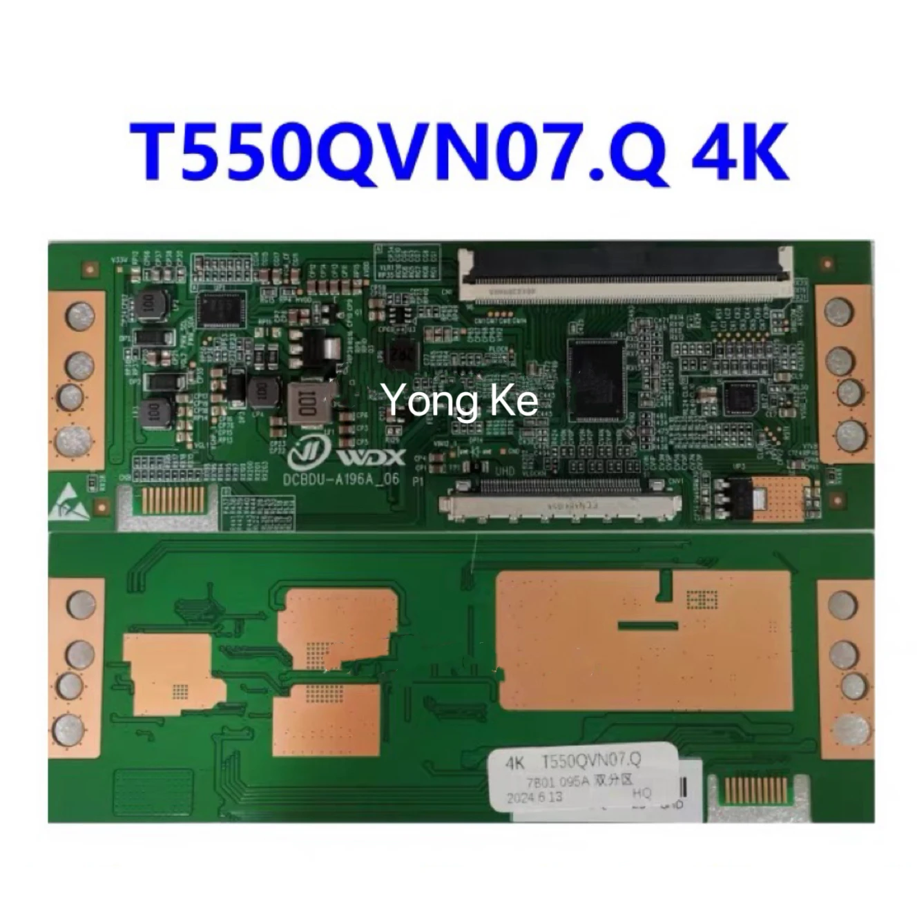 Newly upgraded AUO T550QVN07.Q 4K logic board single port 96PIN