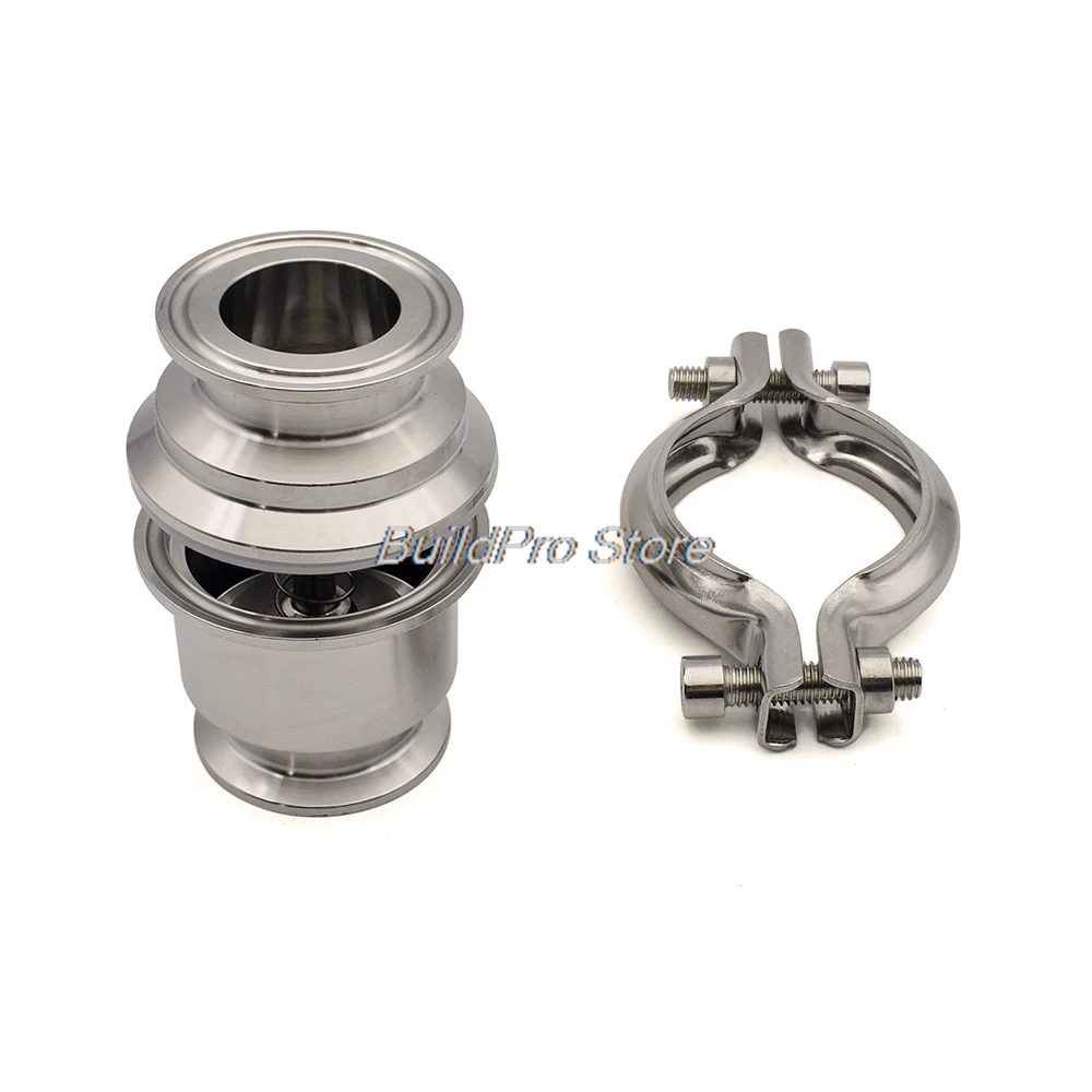 Detalle 3 de Electroválvula Sanitary Tri Clamp Check Valve -SS304/316L High-Sealing Vertical Non-Return for 19-102mm(1.5\ Agua y vapor