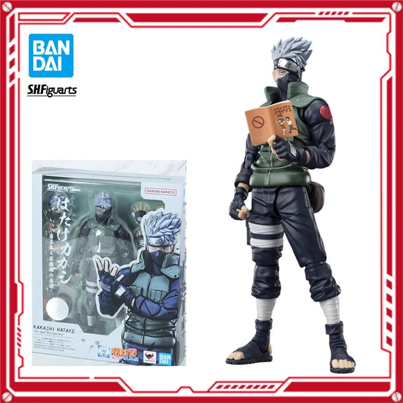 

In Stock Bandai S.H.Figuarts NARUTO Hatake Kakashi Original Genuine Anime Figure Model T SHF Toys Action Figures Collection Doll