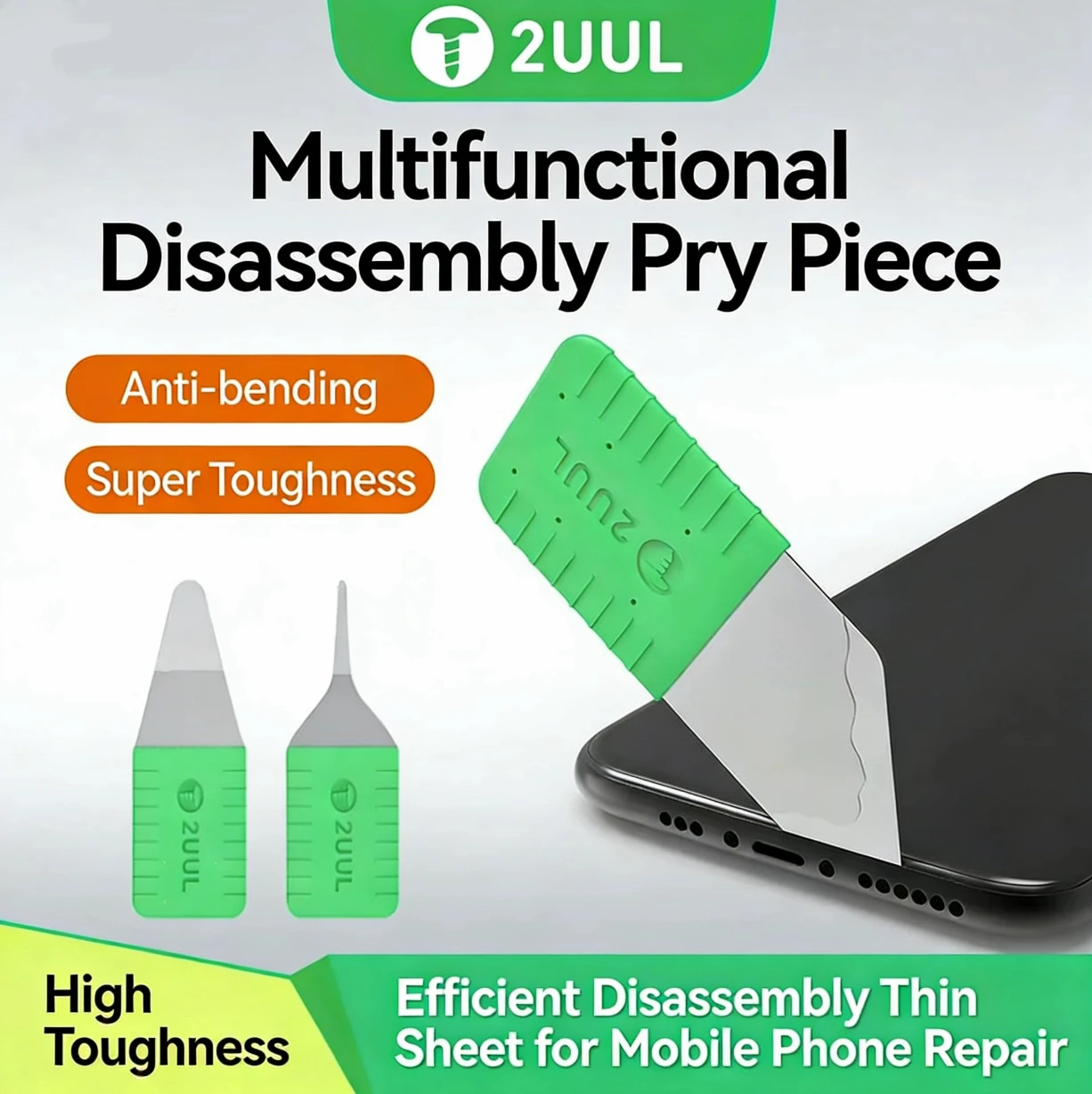 

2UUL DA91 XYZ 3in1 Screen Opener Set High Toughness Durable Mobile Phone LCD Screen Disassembly Repair Prying Card Repair Tool