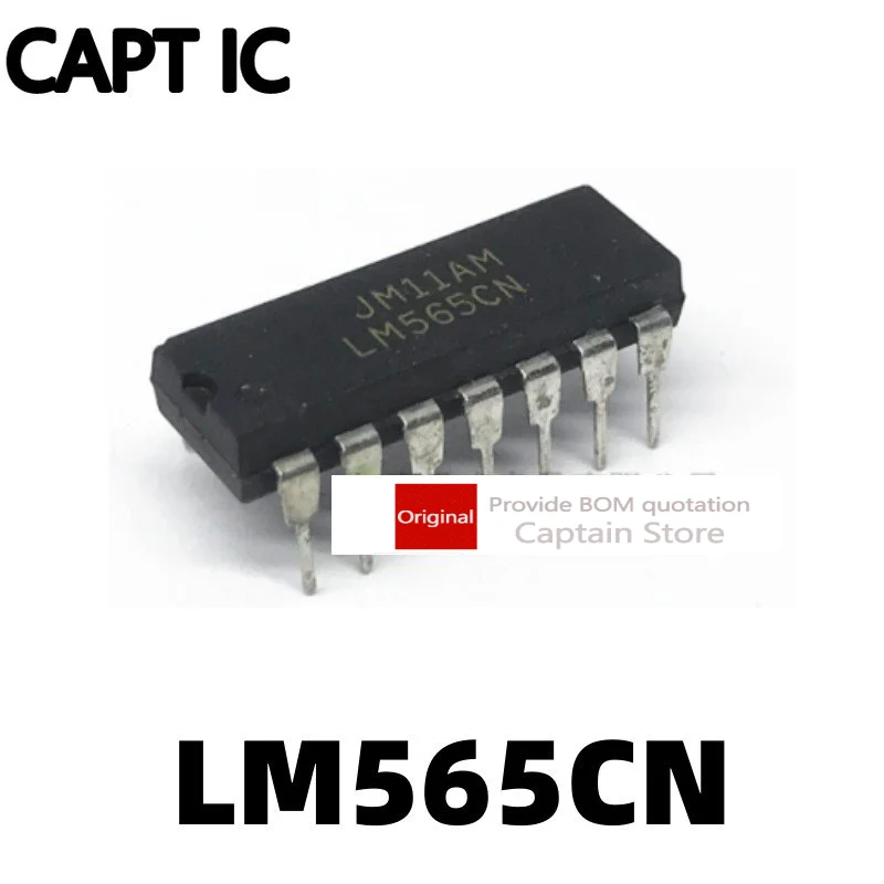 

5PCS LM565CN LM565IN inline DIP14 analog phase-locked loop