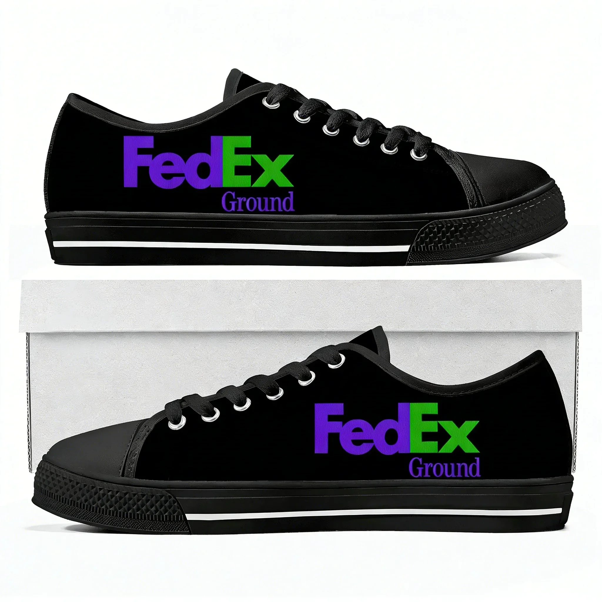 FedEx Low Top Sneakers Mens Womens High Quality United States Courier Canvas Sneaker couple Casual Shoes Customize Shoe