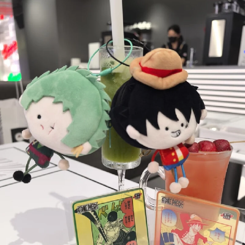 สินค้าใหม่ ของเล่นตุ๊กตาการ์ตูนวันพีซ ซีรีส์สติ๊กแมน ลูฟี่ หมวกฟาง กระเป๋าใส่เหรียญ ของขวัญเพื่อน พวงกุญแจ จี้ห้อยกระเป๋า