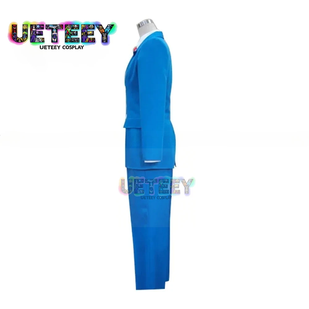 UETEEY Ace المحامي كريستوف جافين الزي الأزرق كوس الملابس تأثيري حلي حجم مخصص #2