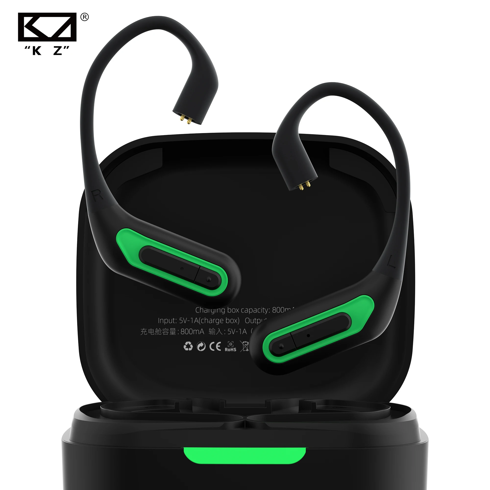 

KZ AZ10 Upgrade Wireless Earphones Bluetooth-compatible 5.2 Cable Wireless HIFI Ear Hook Headset Sport Cancelling Headphones