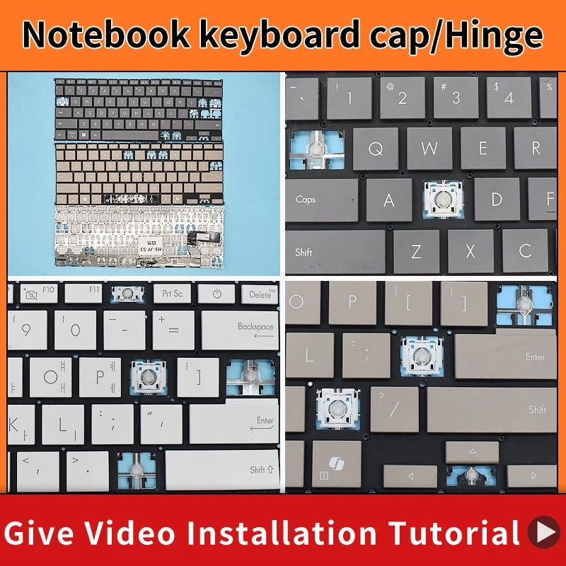Replacement Original Keycap Key Cap Hinge for ASUS Zenbook UX5406 UM5606 UX5406SA UM5606WA UM5606KA Laptop Keyboard KeyCap