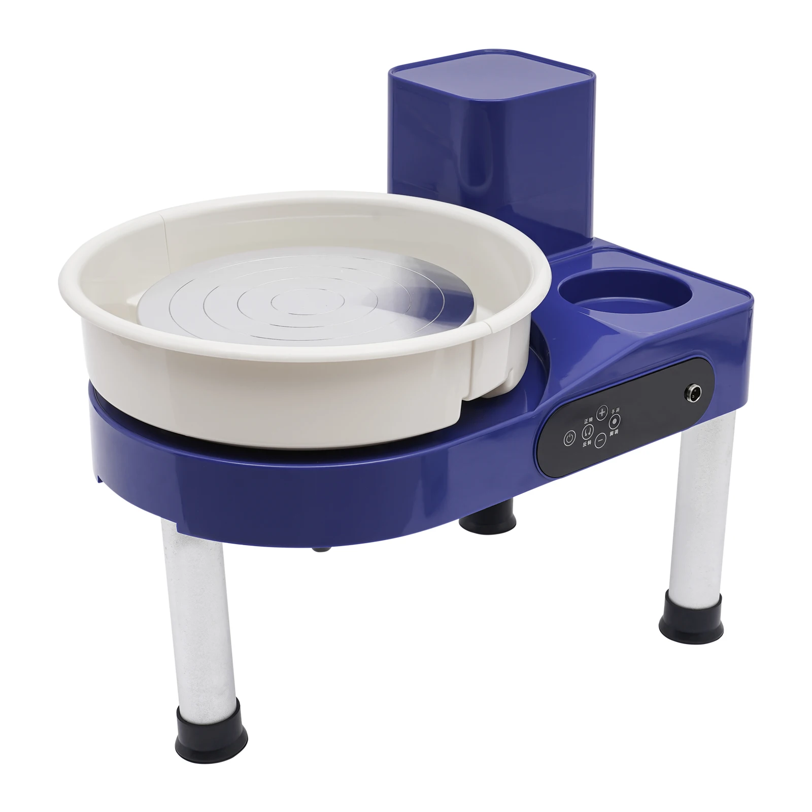 

11in Table Top Pottery Wheel, Electric Pottery Machine with Detachable Basin, Ceramic Machine with Foot Pedal & Lcd Screen