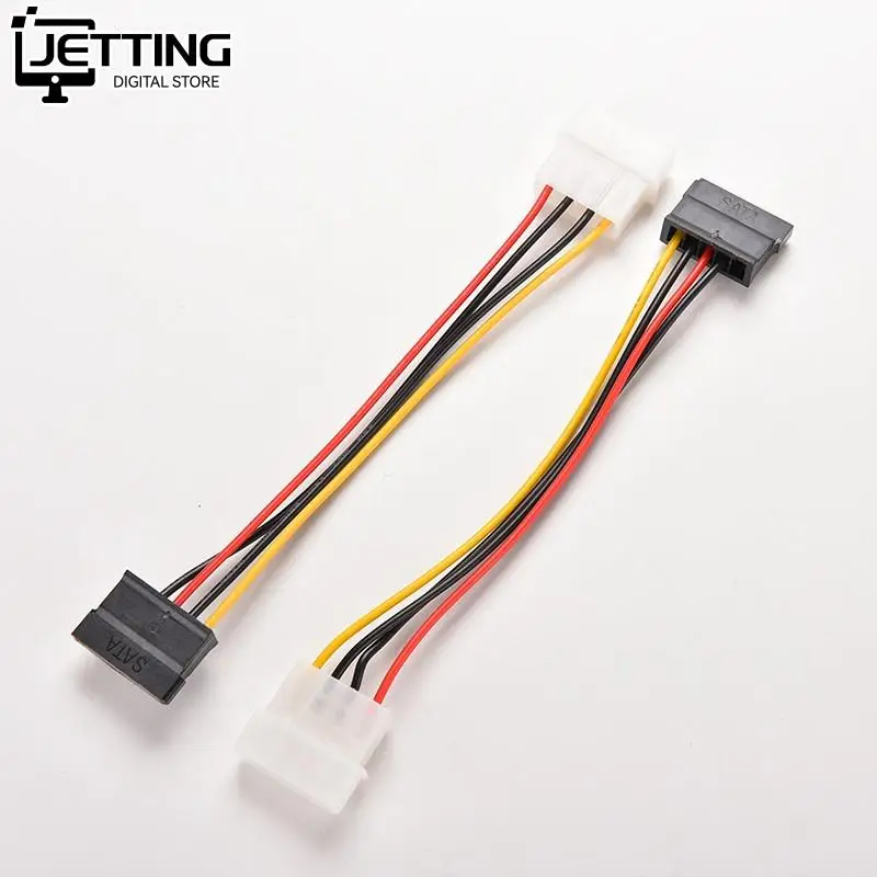 2pcs IDE to Serial ATA SATA Hard Drive Power Adapter Cable IDE to SATA Power Cable extenders wholesale