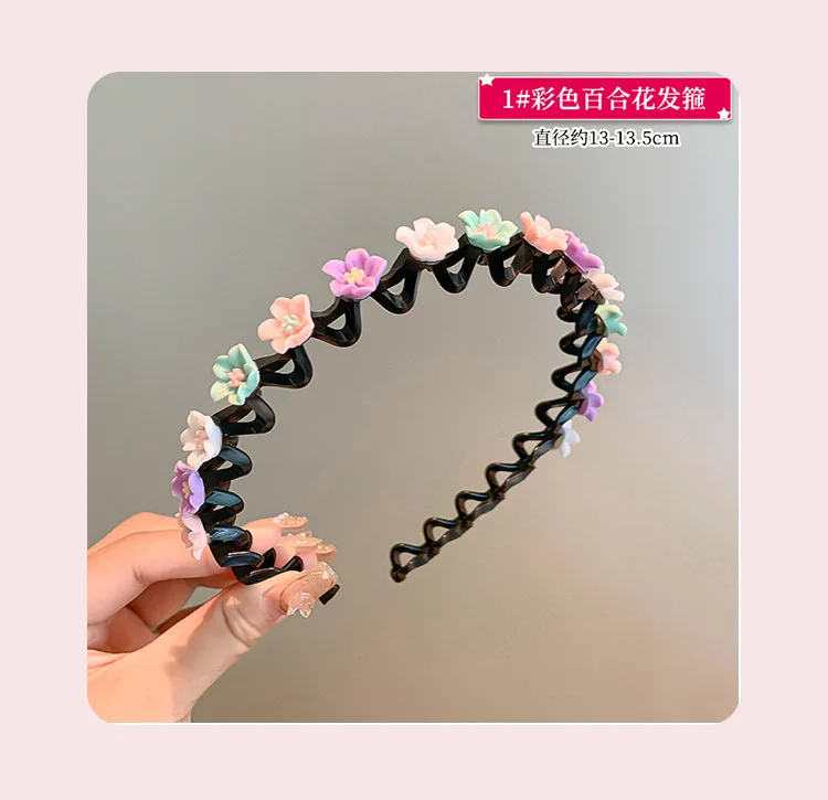 Kinder-Haarband, Rutschfester Haarklammer für Kleine Mädchen, Haarspange für Unordentliches Haar, Mädchen-Haaraccessoires – Detail 10