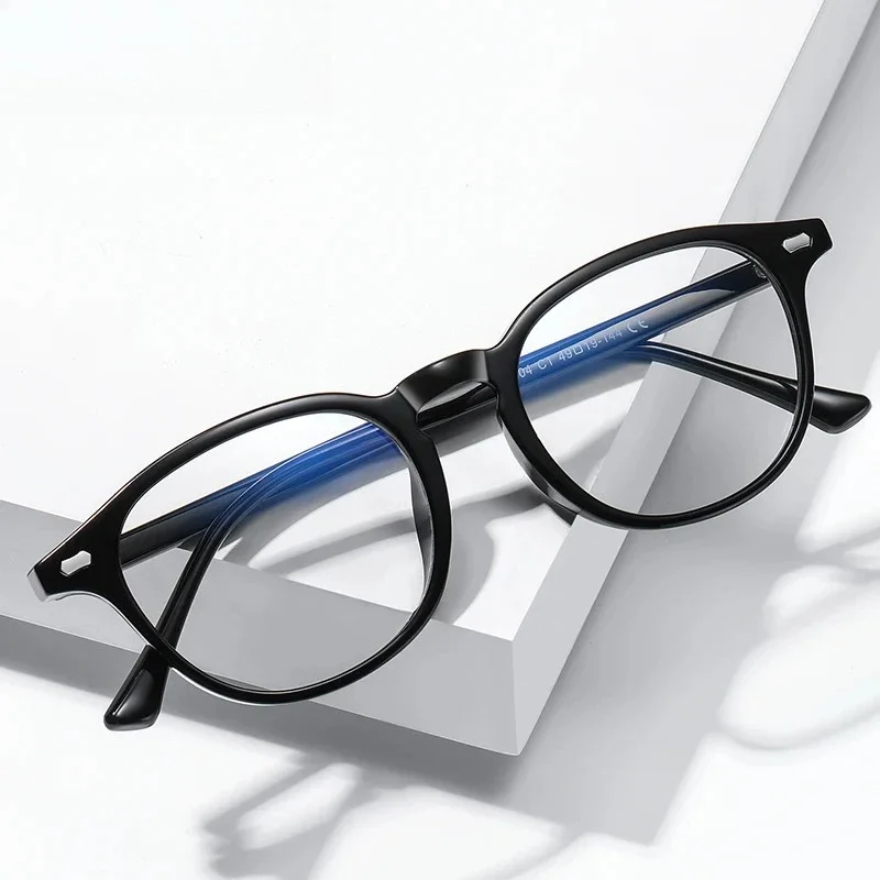 

XUKA Glasses Light Design Anti-Blue Customizable Progressive Photochromic Prescription Classic Geometric Round FrameGlasses