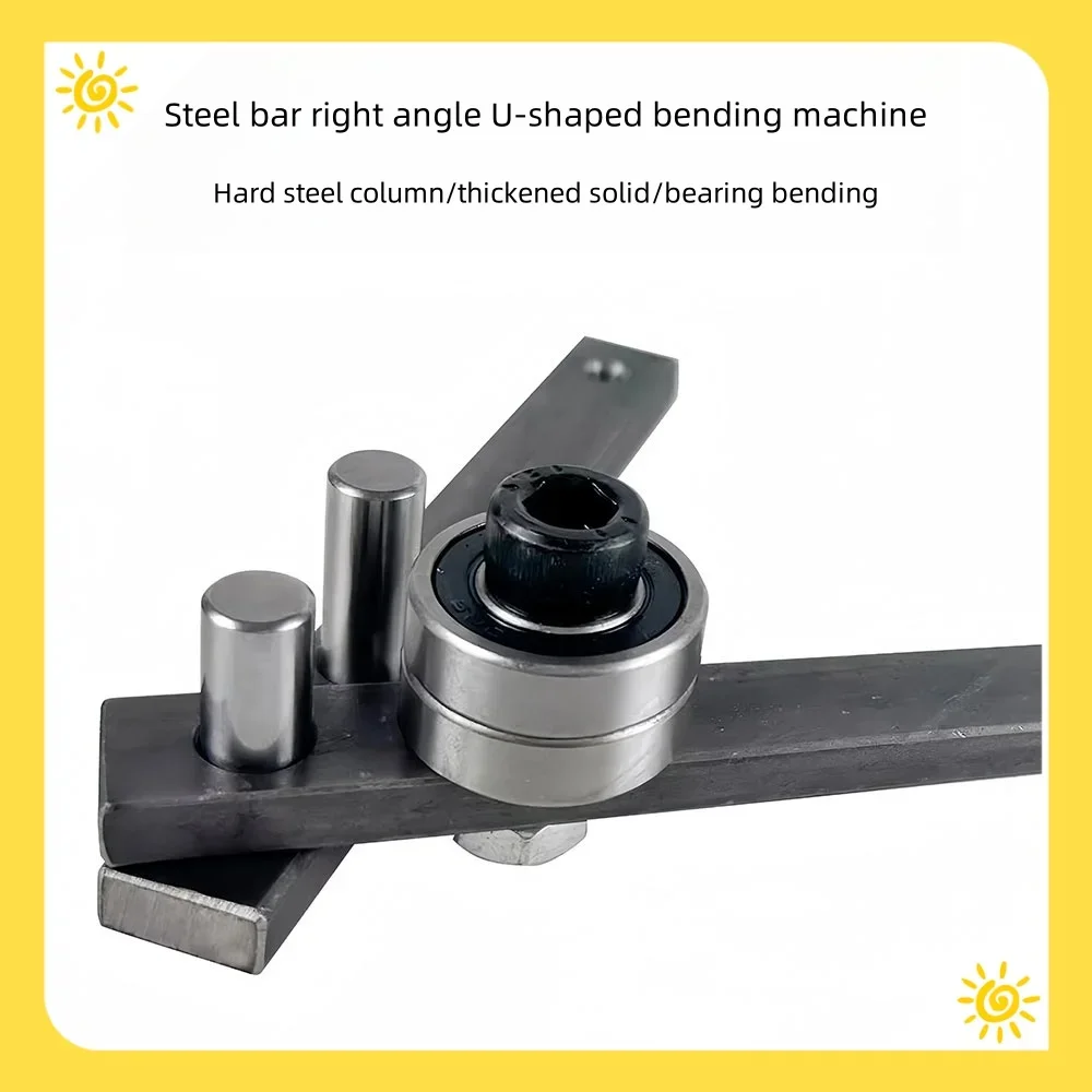 New Manual Bending Machine Steel Bar Benders DIY Braided Basket Anchor Hook Iron Steel Copper Bar Light Bracket Manual Bending