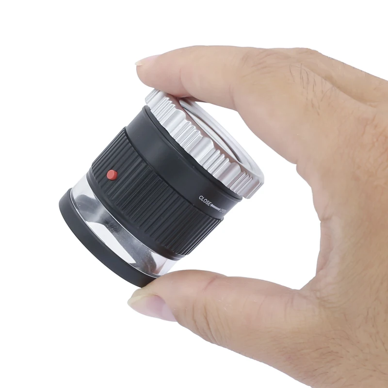 Imagem -03 - Jóias Lupa com Led uv Light Lente de Vidro Óptico Ampliação 30x Lupa para Identificar Selos Diamantes Antiq