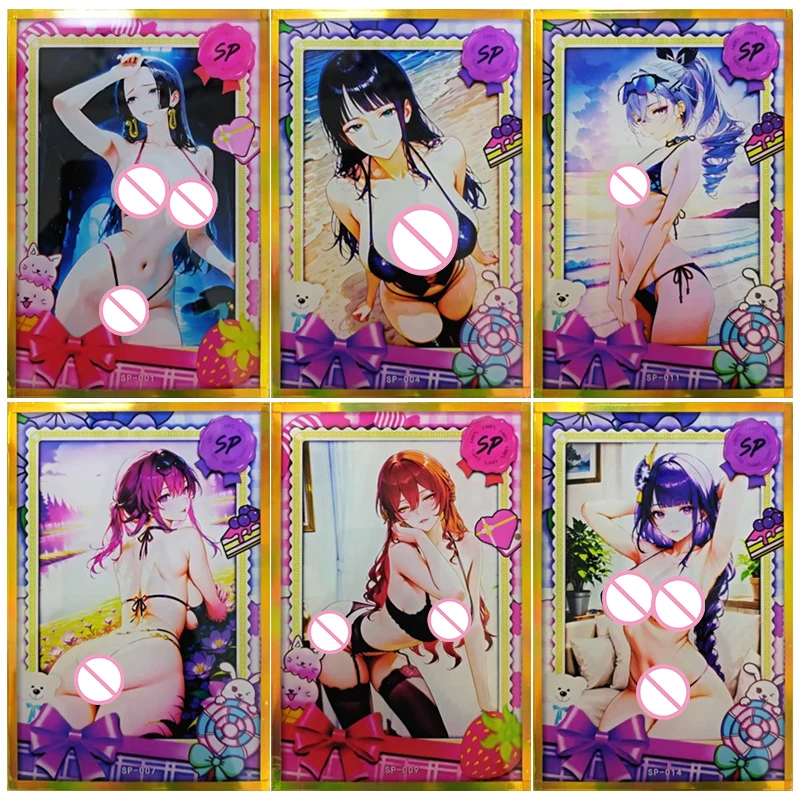 

Аниме История богини SP-карта Kafka Raiden Shogun Furina Firefly Nahida Коллекционные карты Рождественские подарки на день рождения Детские игрушки