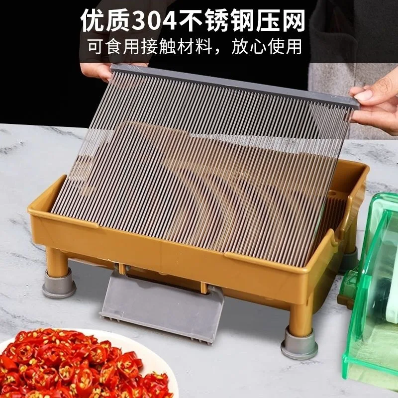 Vegetable cutter cut vegetables sauerkraut chives scallion coriander commercial pepper millet canteen kitchen hot pot shop
