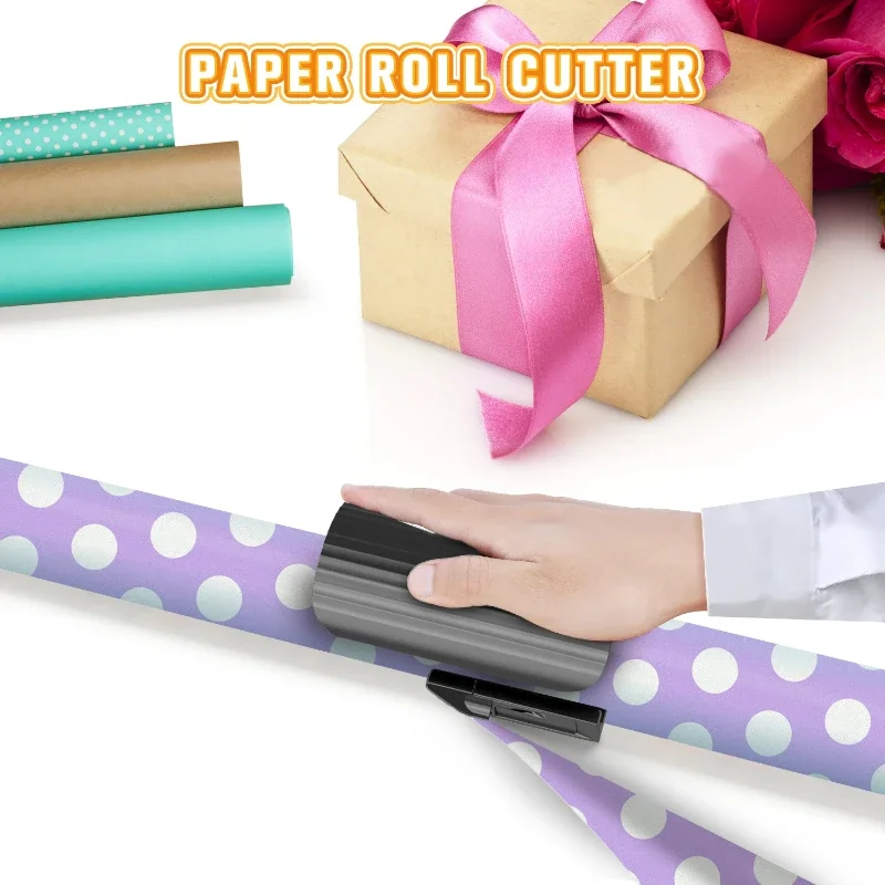 1pcs 2026 New Packaging Paper Cutter Portable Craft Roll Cylinder Paper Cutter for Easy Cutting More Secure Sewing Tools for