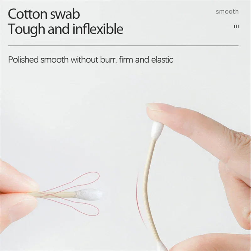 Cotton Swab Durable Multipurpose Security Convenient Gentle Disposable Cotton Bud Bamboo Cotton Swab Ear Cleaning Innovation