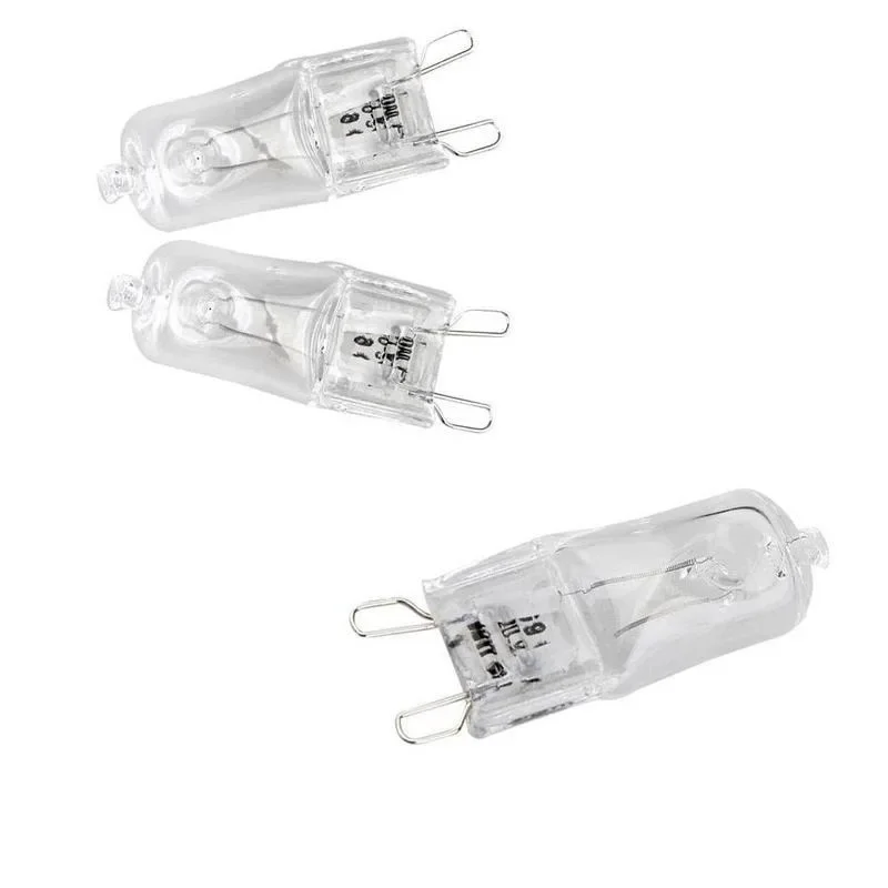 5 uds bombilla halógena G9 superbrillante 40w halógena G9 110V/220V 2800K blanco cálido lámpara halógena transparente para interiores G9