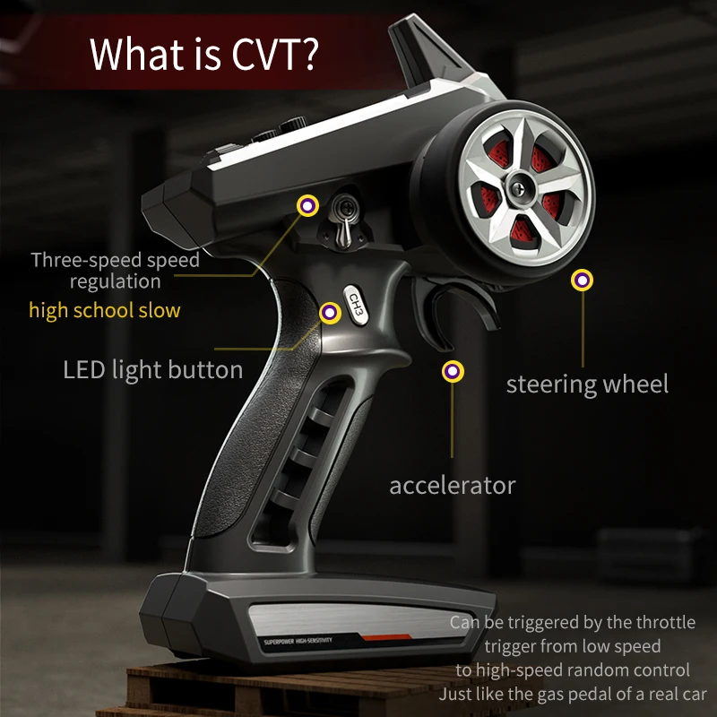 1:16 70KM/H 4WD RC Car With LED Remote Control Cars High Speed Drift Monster Truck for Kids vs Wltoys 144001 Toys