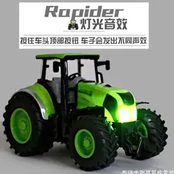 Large Sound And Light Farm Tractor, Water Spray Crane, Wood Transport Vehicle, Children's Engineering Car Model Toy