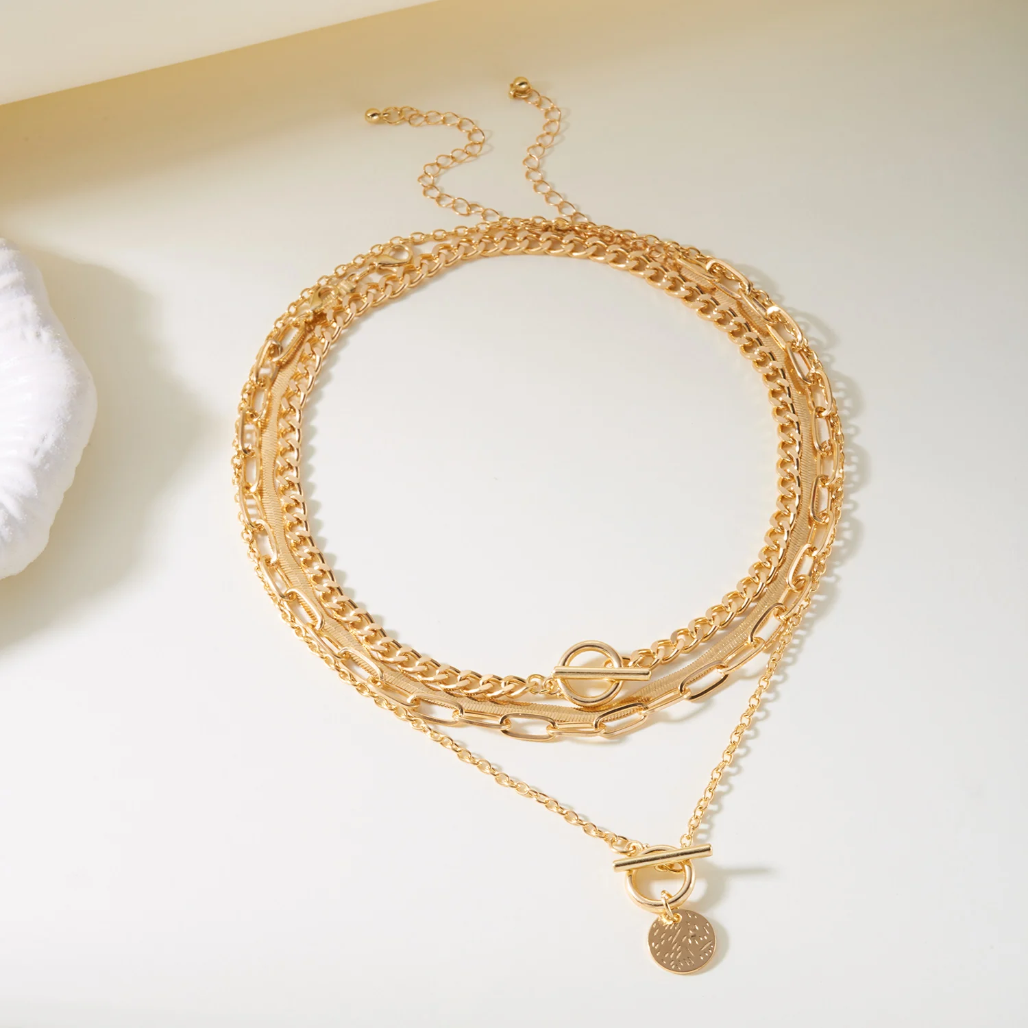 الحد الأدنى القلب Y على شكل قلادة قلادة مجموعة للنساء بسيطة نجمة الأفعى سلسلة الطبقات قلادة بنات حزب مجوهرات هدية