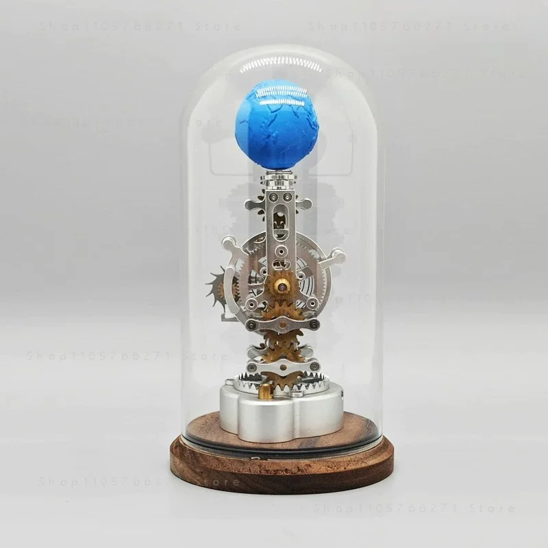 Metal Tourbillon Precision Mechanical Model, Dynamic Art Craft Ornament