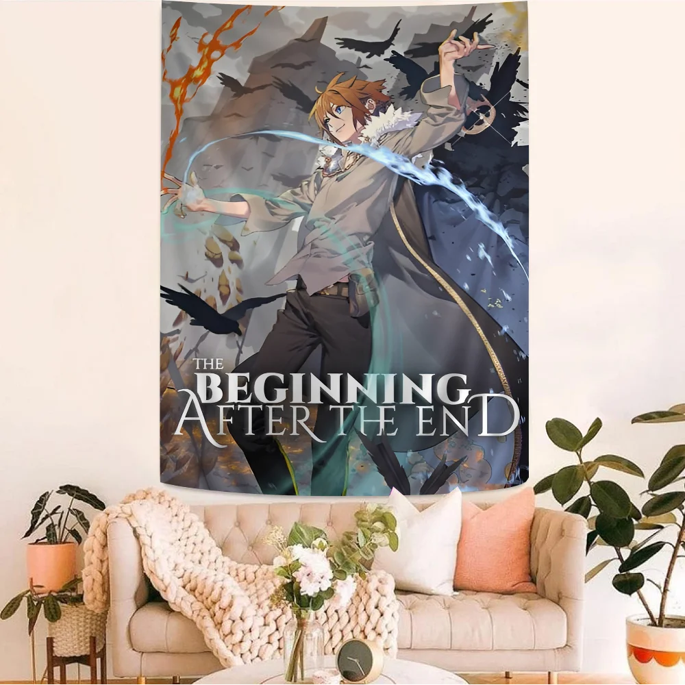 Tapiz de pared artesanal para sala de estar, decoración artística para el hogar y el dormitorio, que comienza después del final