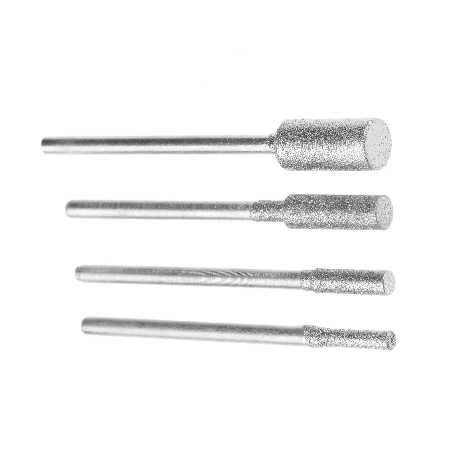 

4 Pcs/set 2.35mm Shank Diamond Mounted Point Rotary Tool Cutting Grinding Head for Carving Polishing Stone Glass Jade