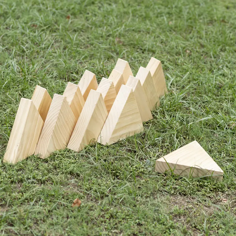 Thick 3-8mm Basswood Board Equilateral Triangular Wood Boards DIY Handmade Models Irregular Solid Wood Blocks Side Length 5-12cm