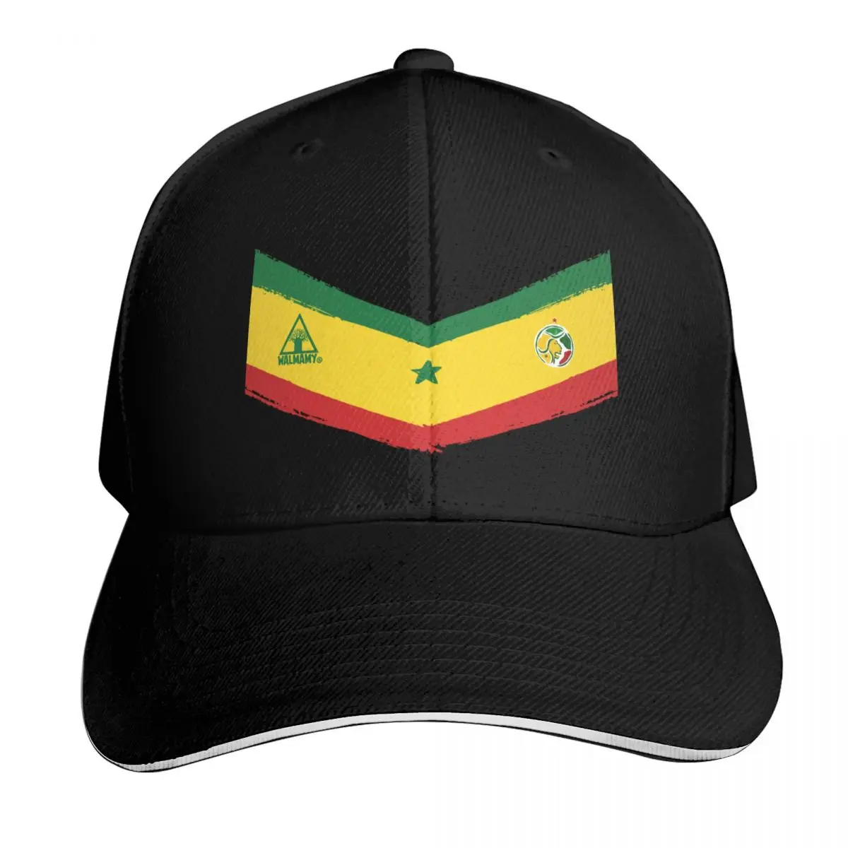 Senegal jersey 2022 Home Baseball Cap Snapback Flat Bill Strapback Dad Hat Six Panel Structured Crown