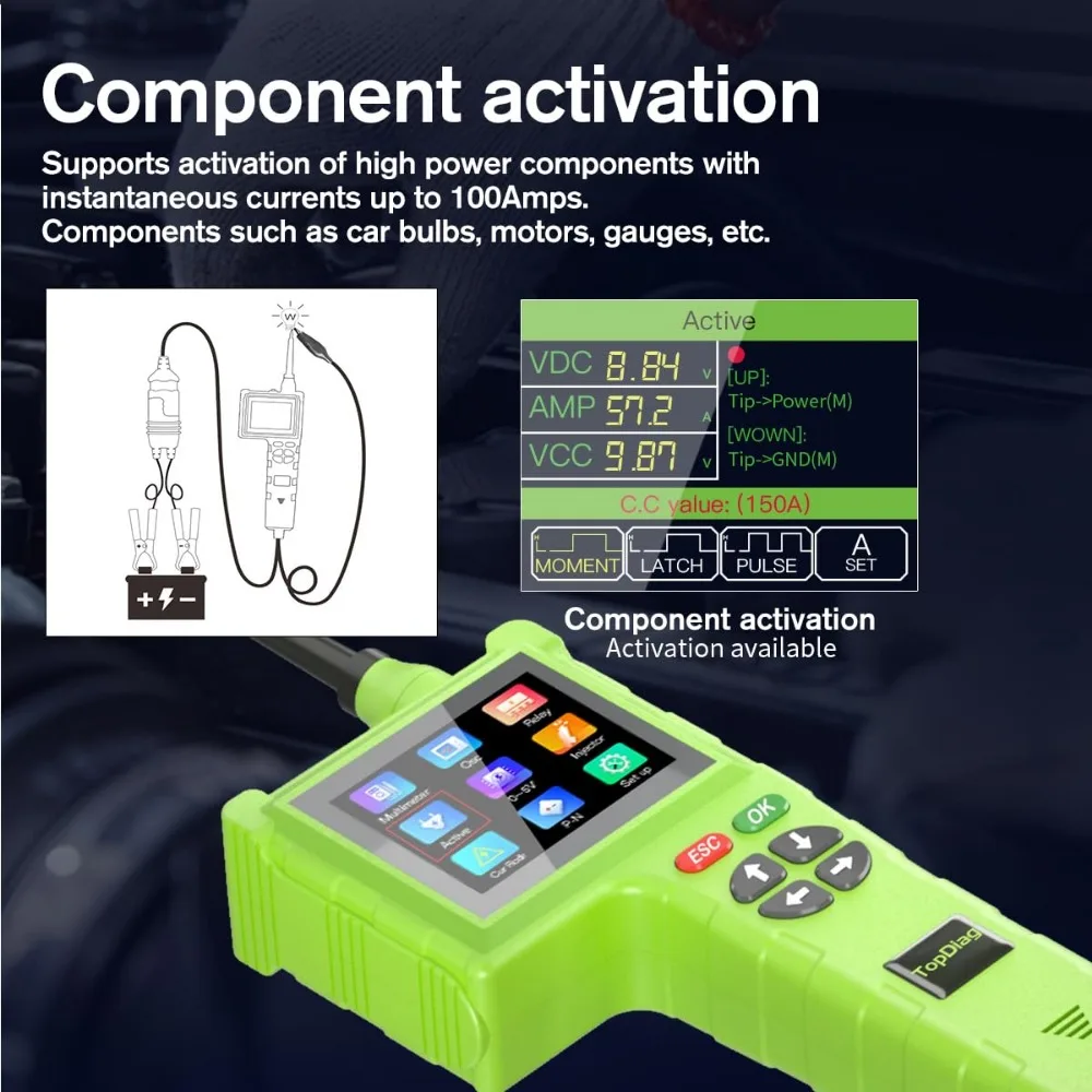 P200 Pro Power Circuit Probe Kit - Upgraded Ver. of P200 for 9-48V Circuit Systems 2024 Newest Automotive Circuit Testerent