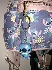 FUNKO POP Disney Angel ELVIS STITCH IN BATHTUB llavero de punto de verano juguete TIKI STITCH LILO figura de vinilo bolsillo Pop llavero Juguetes