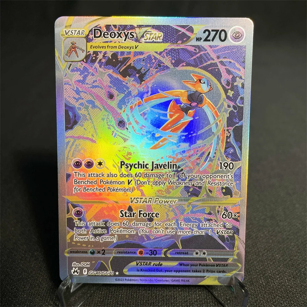 Pokémon Cards Foil Flash Card Sword-shield Series Charizard Deoxys Sylveon Suicune Game Collection Cards Toys Gifts Proxy Card