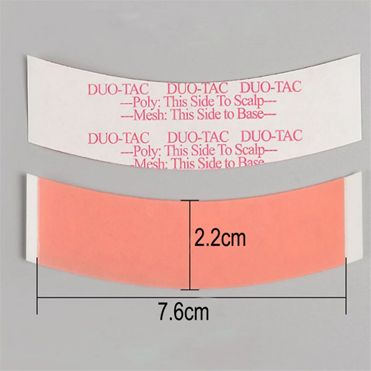 AT53 36Pc/Bag Super Strong Duo- Wig Hair Double Tape Adhesive Extension Hair Strips Waterproof for Toupees/Lace Wig Film
