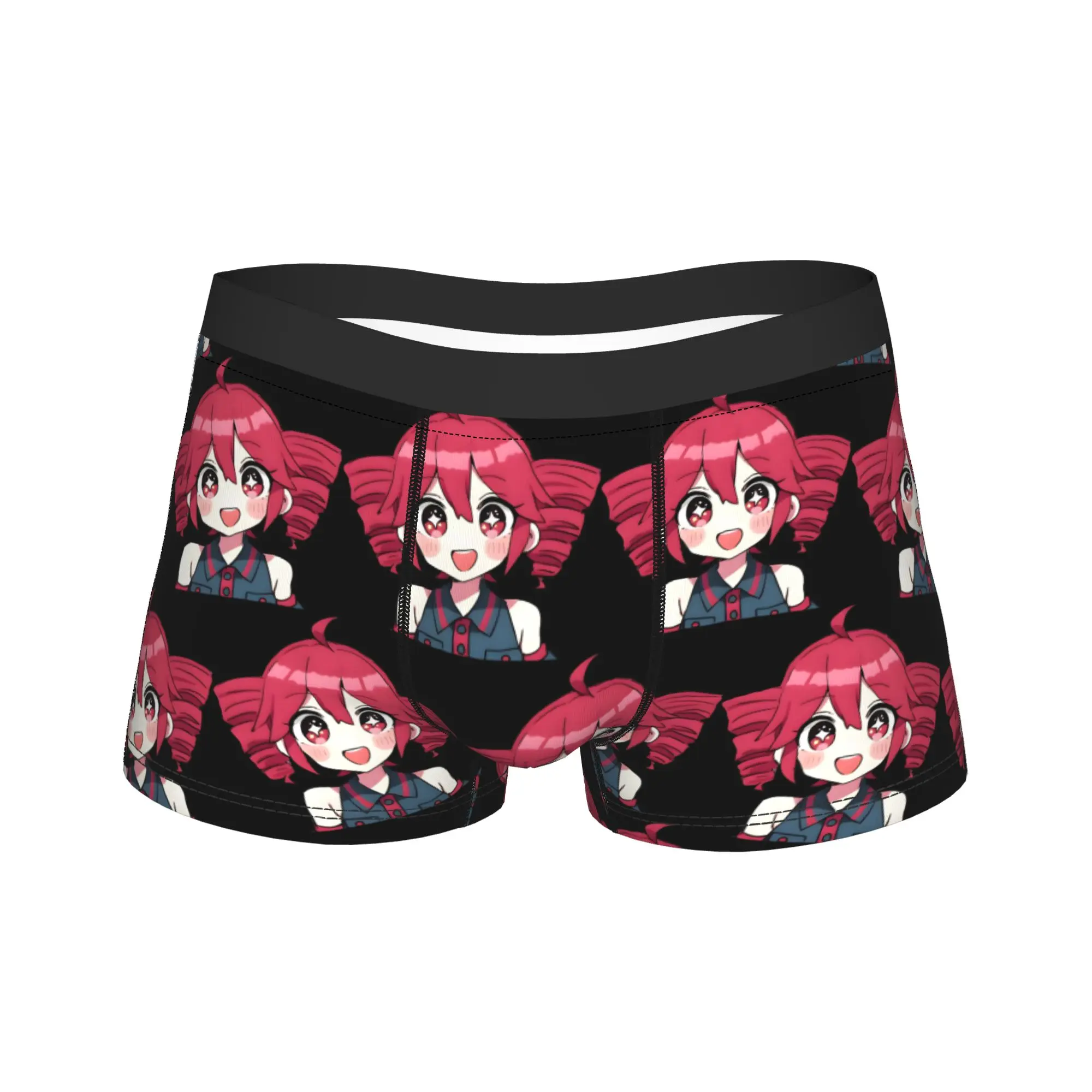 Kasane Teto Vocaloid Anime Japanese Music Character Trunk  Pouch Underwear Hot Sale Shorts Briefs Men's Underpants Large Size