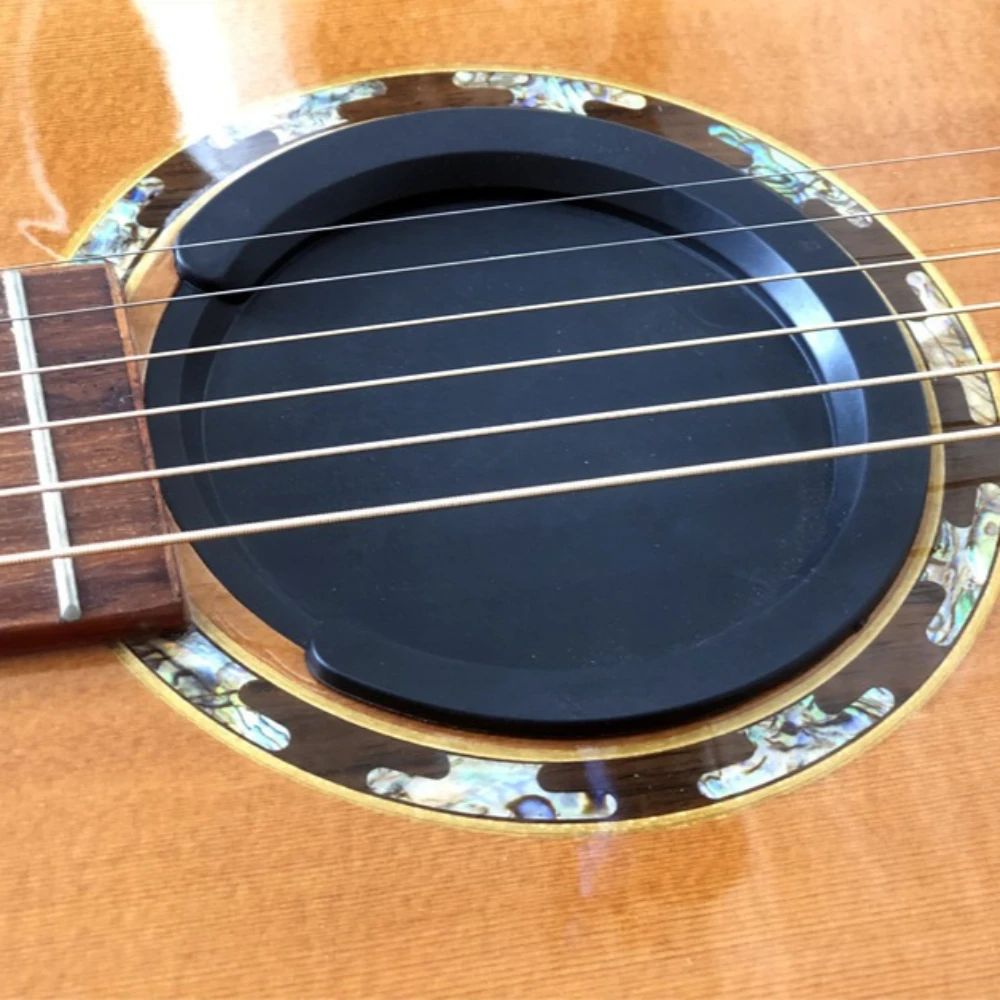 1PC Classic Guitar Buster Sound Hole Cover Guitar Noise Reduction Guitar Accessories 2 Sizes Buffer Block Stop Plug Parts