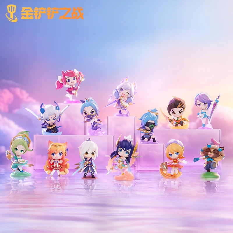 Golden Shovel Battle Of Little Heroes Series Of Hand-do Blind Box Anime Figure League Of Legends Toy Ornaments