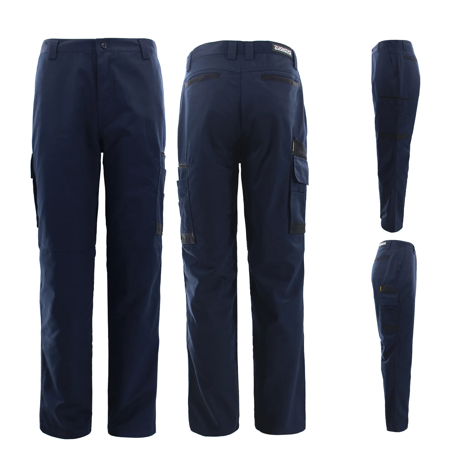 Pantalones Cargo con múltiples bolsillos para hombre, pantalones de trabajo al aire libre, pantalones duraderos resistentes al desgaste, pantalones para trabajadores, uniformes de taller