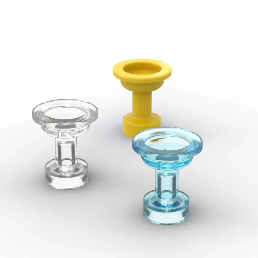 MOC 10PCS 68504 Utensil Sherbet Candlestick Building Blocks Kit Brick Particle Ice Cream Dish Cocktail Glass Toys Birthday Gifts