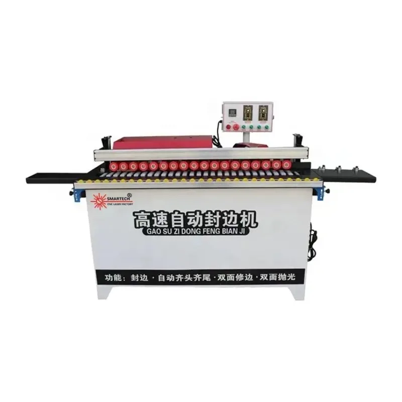 

【Popular】Industrial Automatic Edge Banding Machine For PVC/Wood Industrial Furniture Edge Bander With Trimming Motor As Core Com