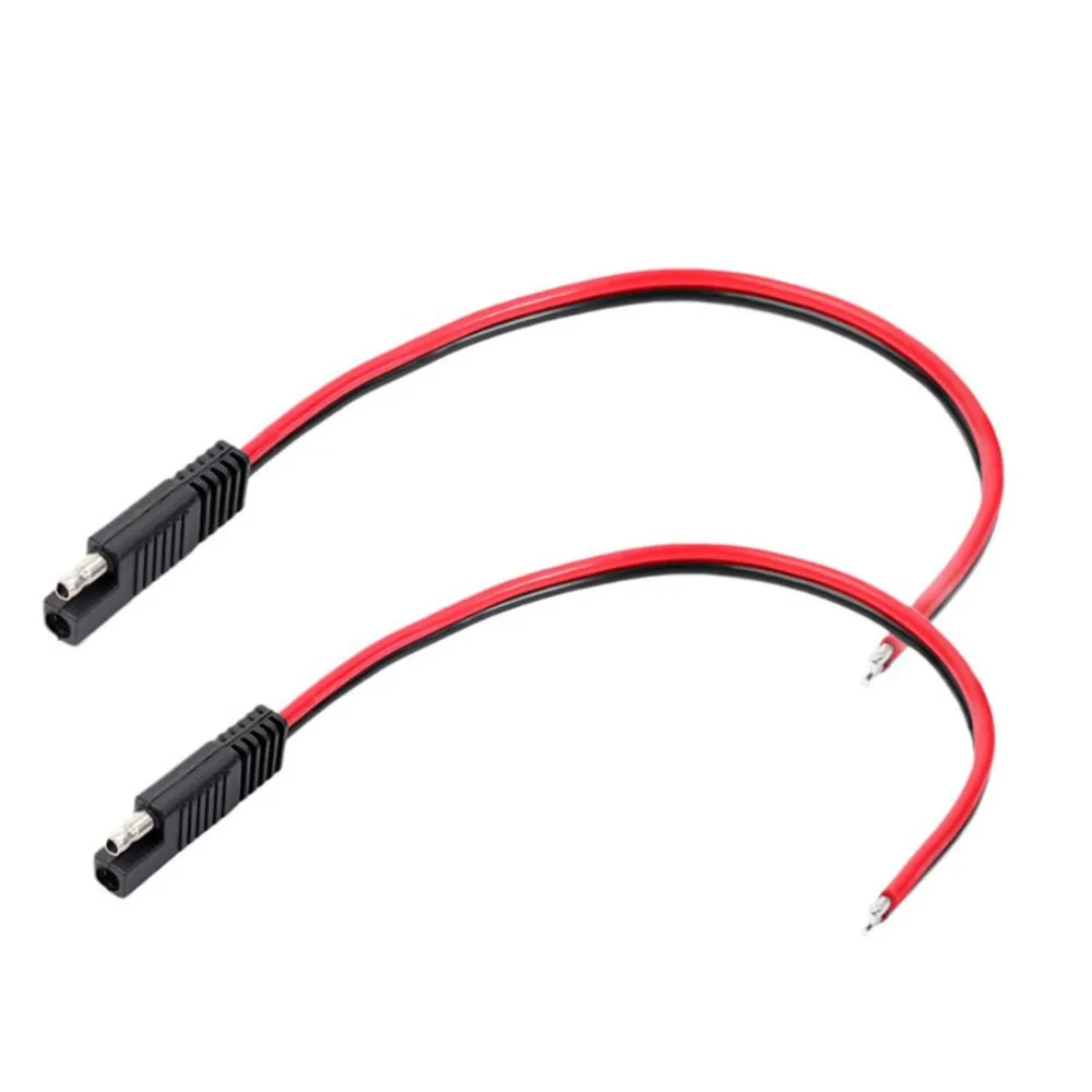 14AWG 18AWG SAE Power Connector Automotive Extension Cable 2 Pin DIY Connector Male Plug Copper Wire Solar Panel Cord Wire D1