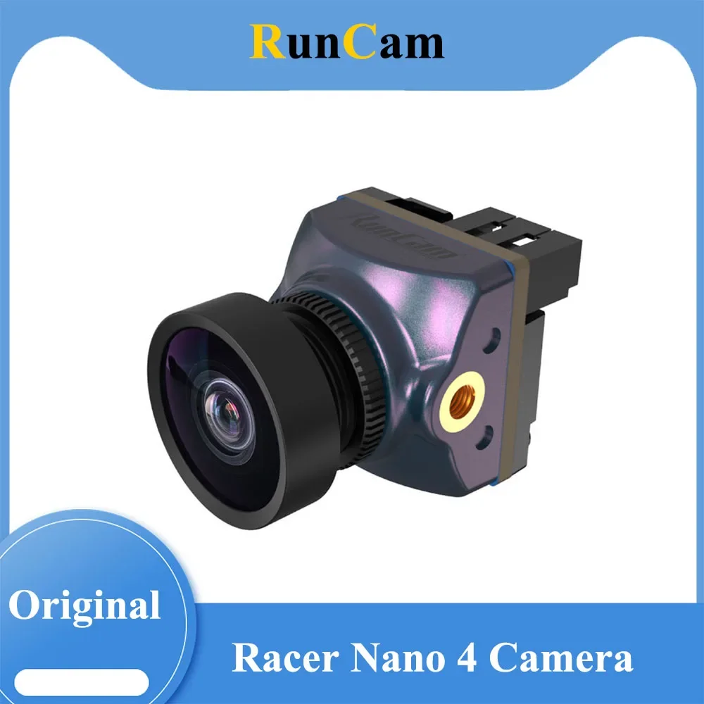 AeroPartsRunCam Racer Nano 4 1200TVL Super WDR CMOS Sensor Waterproof LED Lighting Track Mode FPV Camera NTSC/PAL For RC Freesty