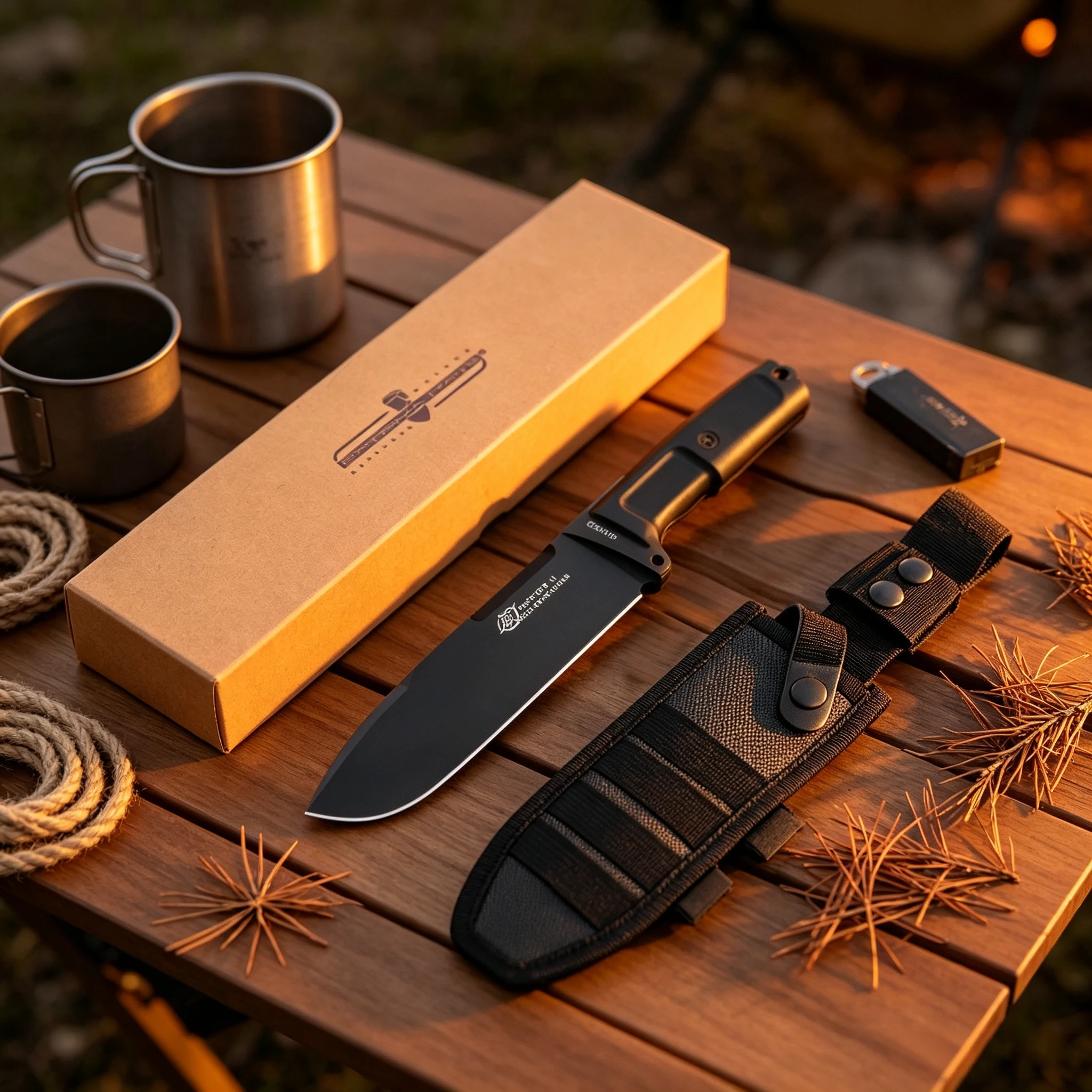 Ontos High-Strength Jungle Obstacle Clearance Knife N690 Steel Emergency Outdoor Camping Tents Setup Utility Knife