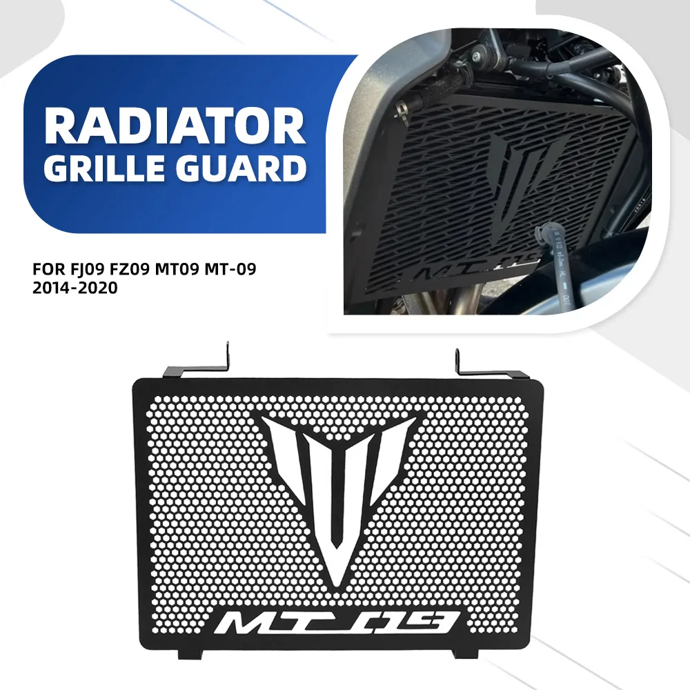 

FOR YAMAHA FZ09 MT09 FJ09 MT-09 2014-2015-2016-2017-2018-2019-2020 Motorcycle Accessories Radiator Grille Guard Cover Protector